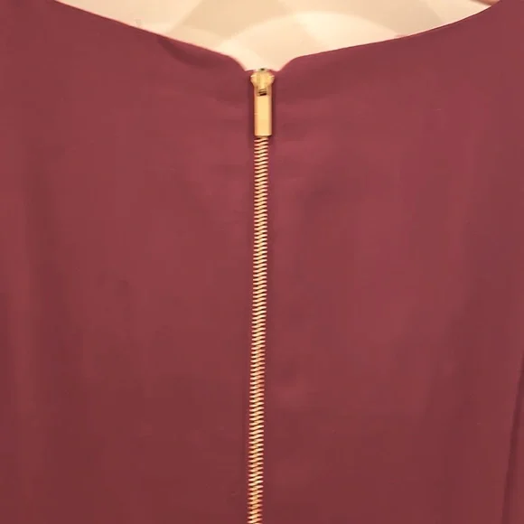 Classy Elie Tahari red wood dress - Picture 3 of 10